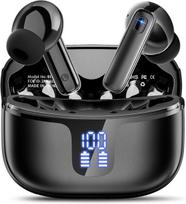 Sportinės ausinės, 40 val., Bluetooth 5.3, LED
