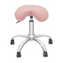 Kirpėjo kėdė Saloninė kėdė Sukiojama kėdė Reguliuojamo aukščio hidraulinė kėdė, rožinė