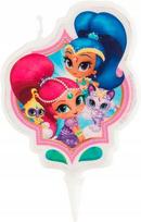 Torto žvakutė "shimmer & Shine" gimtadieniui