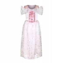 Rožinė princesės suknelė 130/140 cm, Karnavalui