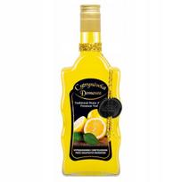 Dekoratyvinė 500ml butelis "citrinukai" su kamšteliu