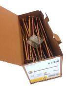 Konstrukciniai medienos sraigtai Pgb 8x220mm, 50 vnt. + Torx bitas