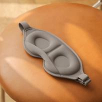 3D erdvinė miego akių kaukė suaugusiems ir vaikams ,  Pilka 3D akių kaukė
