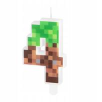 Torto žvakutė "pikseliai" 4 – "minecraft" tema