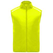 Lengvas bėgimo liemenė unisex JANNU, fluorescencinė geltona