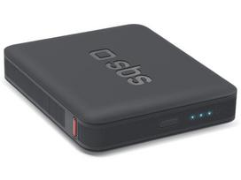 Atsarginis maitinimo šaltinis ("Power Bank") Išorinis įkroviklis 5000 mAh juodas greitam įkrovimui SBS