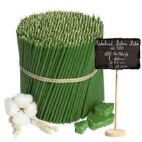 Bažnytinės žvakės Diveevo „Žalios“ N120, 600 vnt., 2kg
