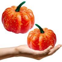 Plastikinis moliūgas oranžinis 8 cm Openhome