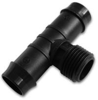 Trišakis jungtuvas su 1/2" išor.sr. / 2 x 19 mm žarnai Bradas, 2 vnt.