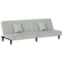 sofa-lova，Poilsio sofa, šviesiai pilkos spalvos, aksomas CFE90914