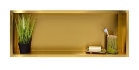 Viena lentyna WALL-BOX aukso spalvos 90x30x10 cm