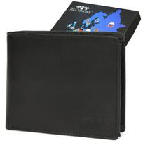 Vyriška klasikinė odinė piniginė Rfid Black Baltimore U91
