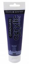 Daler Rowney Graduate akriliniai dažai, 120 ml, violetiniai