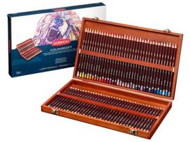 Spalvotas pieštukas Derwent Coloursoft 72vnt. medinė dėžutė