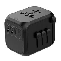 Kelioninis universalus adapteris, 2 USB-A, 2 USB-C