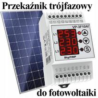 Trifazis įtampos relė fotovoltajai Vp-3f10af, 10a