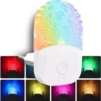 RGB nakties lemputė su jutikliu, 1 vnt.