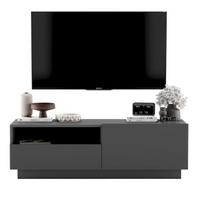 TV spintelė Meble Lindner 120 cm grafitas matinis cokolis