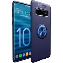 Apsauginis telefono dėklas, skirtas Samsung Galaxy S10+ plus, 6,4 colio, mėlynas, magnetinis, su žiedu