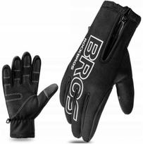 Rockbros S091-4bk Juodos dviračių pirštinės Xl