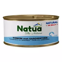 Natua – tunas su sardinėmis želėje, 85 g