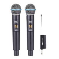 2-JŲ BEVIELIŲ MIKROFONŲ SISTEMA DNA BAT DUAL VOCAL SET UHF 518-542 MHz