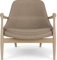 Audo Copenhagen Fotel Elizabeth Lounge, šviesus ąžuolas, apmuštas, smėlio spalvos
