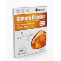 Maisto papildas Gintaro rūgštis Biotiki N50