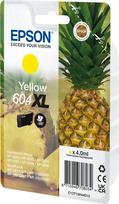 Tusz Epson Epson 604XL Singlepack - 4 ml - XL - Gelb - original - Blister mit RF- / akustischem Alarmsignal - Tintenpatrone - fur Expression Home XP-2200, 2205, 3200, 3205, 4200, 4205, WorkForce WF-2910, 2930, 2935, 2950 | C13T10H44020 | 8715946708041