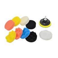 AW57100IP AWTOOLS poliravimo kempinių rinkinys 80 mm su adapteriu (11 vnt.)