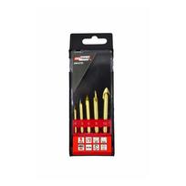 AW42710IP AWTOOLS plytelių ir stiklo grąžtų rinkinys TCT TiN 4–10 mm (5 vnt.)