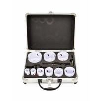 AW49468BLIP AWTOOLS bimetalinių (Bi-Metal) HSS-Co 8% skylių gręžimo karūnų rinkinys 19–64 mm (13 vnt.) BLACK LINE