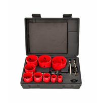 AW49668IP AWTOOLS bimetalinių (Bi-Metal) skylių gręžimo karūnų rinkinys 19–64 mm (13 vnt.)