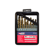 AW42220IP AWTOOLS HSS-Co metalo grąžtų su kobaltu rinkinys 1,0–10,0 mm (19 vnt.)