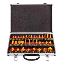 AW40514IP AWTOOLS medienos frezų rinkinys 8 mm koteliu (35 vnt.)