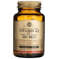 "Solgar" vitaminas K2 MK-7 100 mcg - 50 Veg kapsulių