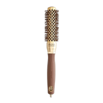 Olivia Garden Blowout Shine Gold&Brown plaukų šepetys 25 mm