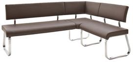 Minkštasuolis MC Akcent Arco, ruda sp./sidabro sp., 200 cm x 60 cm x 86 cm