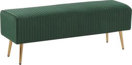 Suoliukas Beliani Paterson, aukso sp./žalia sp., 118 cm x 40 cm x 42 cm
