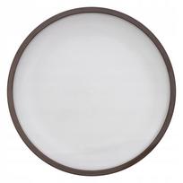 Lėkštė pietų Verlo Choco, Ø 29 cm, ruda sp./balta sp.