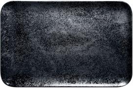 Lėkštė serviravimo RAK Karbon, 33 cm x 27 cm x 1.6 cm, juoda sp.