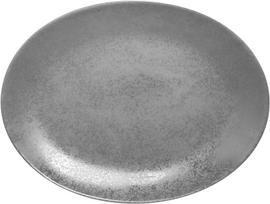 Lėkštė serviravimo RAK Shale, 32 cm x 23 cm x 3.2 cm, pilka sp.