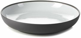Gili lėkštė pietų Revol Solid, Ø 23.5 cm, balta sp./juoda sp.