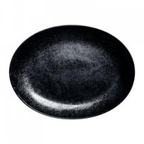 Serviravimo lėkštė Rak Porcelain Carbon, 32 cm, 23 cm, Juoda sp.