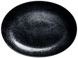 Serviravimo lėkštė Rak Porcelain Carbon, 36 cm, 27 cm, Juoda sp.