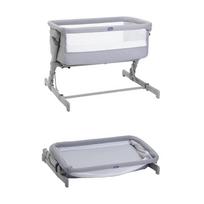 CHICCO NEXT2ME GO SULANKSTOMAS LOPŠIUKAS, LIGHT GREY