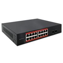 Przełącznik sieciowy SWITCH Gigabit Ethernet | 16x RJ45 | 2x SFP | 1000Mb/s | 52364 | 5901878523644