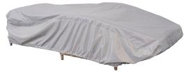 Lauko baldų uždangalas Sunbed, balta sp., 210 x 88 cm