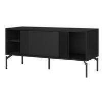 Juodos spalvos TV spintelė 116x55x42 cm Met Mini – noo.ma