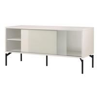 Pilkai smėlinės spalvos TV spintelė 116x55x42 cm Met Mini – noo.ma
